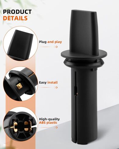 2 PCS Headlight Side Marker Light Socket Fit for Kia Sportage Borrego Sedona Hyundai Elantra GT Sonata 2004-2020, Front Position Lamp Bulb Socket, Replacement 92161-2E000 in Kuwait