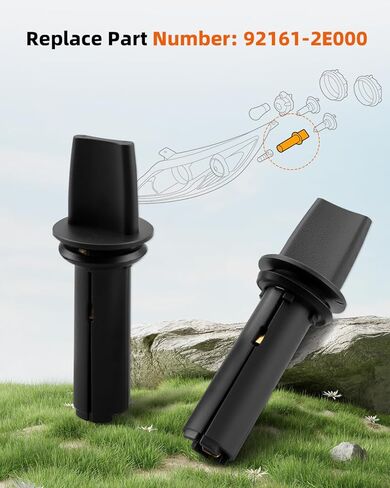 2 PCS Headlight Side Marker Light Socket Fit for Kia Sportage Borrego Sedona Hyundai Elantra GT Sonata 2004-2020, Front Position Lamp Bulb Socket, Replacement 92161-2E000 in Kuwait