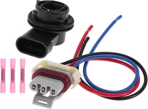 1 Set DRL Daytime Running Light Socket Wiring for Fiat 500X 2015-2020 No.68285062AA/77367320 Lamp Bulb Pigtail Connector Harness in Saudi Arabia