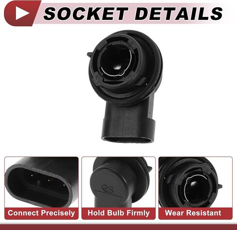 1 Set DRL Daytime Running Light Socket Wiring for Fiat 500X 2015-2020 No.68285062AA/77367320 Lamp Bulb Pigtail Connector Harness in Saudi Arabia