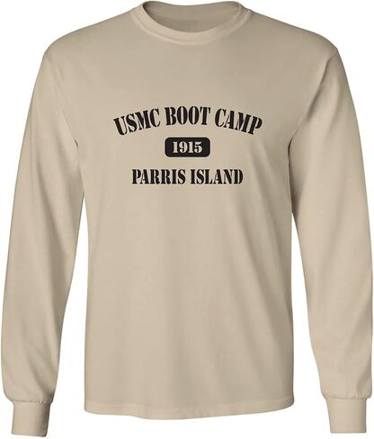 zerogravitee USMC Boot Camp Parris Island Adult Long Sleeve T-Shirt in Saudi Arabia