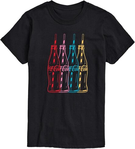 كوكا كولا - زجاجات الكوكاكولا - تي شيرت رجالي بأكمام قصيرة in Kuwait