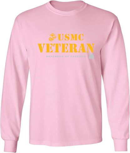 USMC Veteran Defender of Freedom Adult Long Sleeve T-Shirt in Saudi Arabia