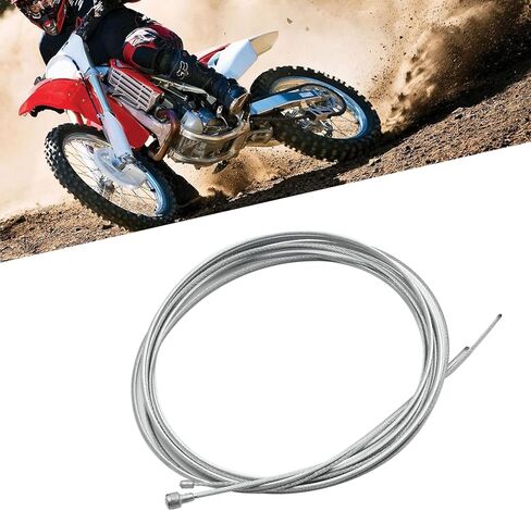 Universal Motorcycle Throttle Clutch Brake Cable Repair Kit with Clamp Nipples Replacement for Honda Motorcycle ATV Motorcross Bicycle Scooter Bike in Saudi Arabia