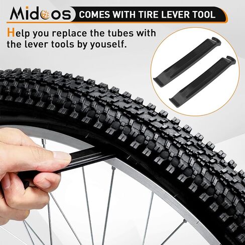 إطار دراجة مقاس 26 بوصة، عبوتان مقاس 26 × 1.95 26 × 2.125 إطار دراجة مع صمام شريدر، إطار دراجة وأنبوب مع رافعتين للإطارات، إطار دراجة جبلية قابل للطي لإطارات وأنابيب الدراجات مقاس 26 × 1.95/2.0/2.1/2.125/2.25 in Kuwait