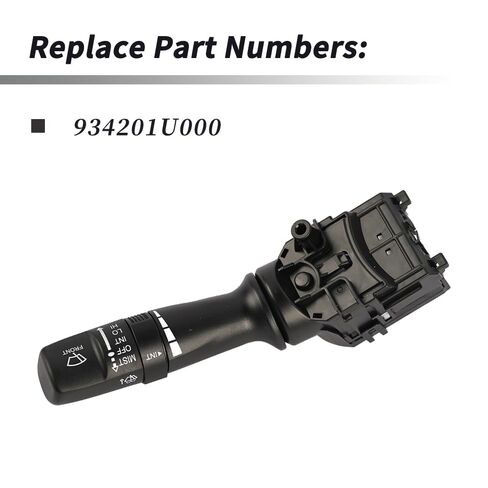 Windshield Wiper Control Switch 934201U000 Compatible with Hyundai Sonata 2.0L 2.4L 2011-2014，Elantra 1.8L 2.0L 2011-2016, Kia Rio 1.6L, Elantra Coupe 1.8L and More in Saudi Arabia