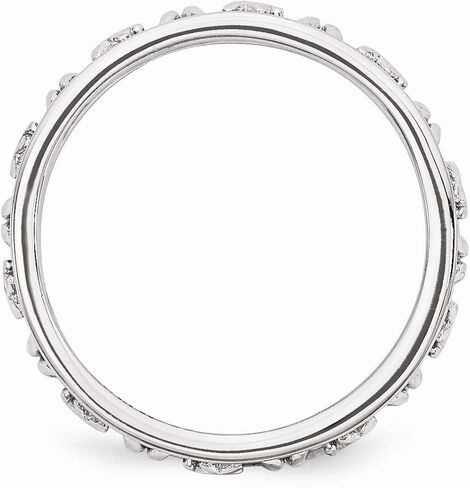 خاتم زودياك من الفضة الإسترليني مقاس 4 مم in Kuwait