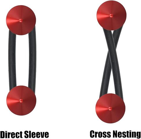 4 Pcs Universal Aluminum Bumper Quick Release Fasteners for Car Sharp anti-collision Fasteners Washers Kit for Car Front Rear Bumper Trunk Fender Hatch Lids (Red) in Saudi Arabia