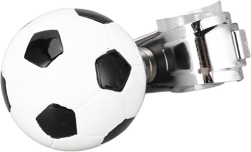 Soccer Ball Design Resin Steering Wheel Spinner Knob for Car Truck Tractor Boat Comfortable Grip Ergonomic Soccer Fans in Saudi Arabia