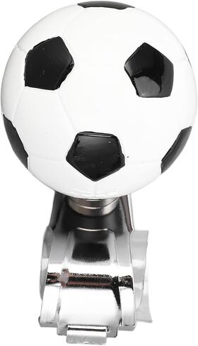 Soccer Ball Design Resin Steering Wheel Spinner Knob for Car Truck Tractor Boat Comfortable Grip Ergonomic Soccer Fans in Saudi Arabia