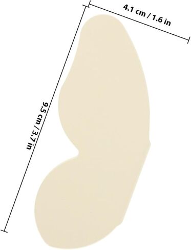 مقابض أبواب خزانة الفراشة من VALICLUD زوج واحد من مقابض أدراج خزانة الملابس الصغيرة باللون الكريمي الفاتح ومسافة فتحة 32 مم لأثاث غرفة خزانة الملابس وخزانة الأحذية in Kuwait