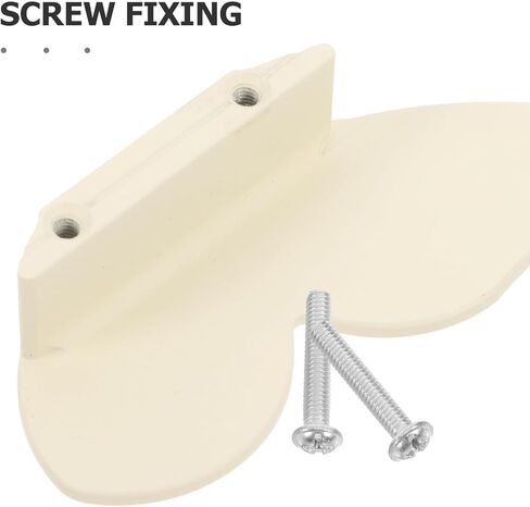 مقابض أبواب خزانة الفراشة من VALICLUD زوج واحد من مقابض أدراج خزانة الملابس الصغيرة باللون الكريمي الفاتح ومسافة فتحة 32 مم لأثاث غرفة خزانة الملابس وخزانة الأحذية in Kuwait