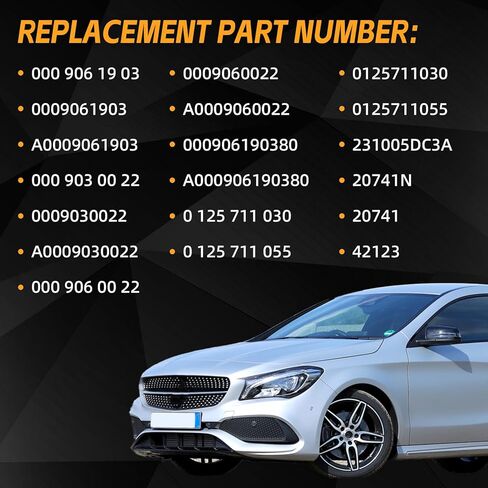 Alternator 12V 150A Compatible with Mercedes-Benz CLA250 2014-2019 L4 2.0L, GLA250 2015-2020 L4 2.0L, 0125711055 0125711030 in Kuwait