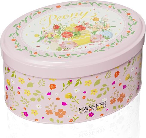 M&SENSE 2 Wick Soy Easter Candles, Oval Jenny Can Spring Candle 12oz,Dual-Wick Sweet Vanilla Scented Soy Wax, Blue Berry Natural Birthday Candles for Kids,Monthers Day Gift in Kuwait