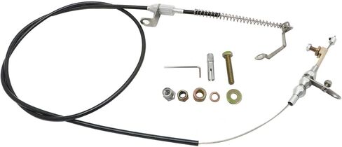 FZJDSD Black Kick Down Cable Kit Compatible with Ford/AOD Lokar KD-2AODU in Saudi Arabia