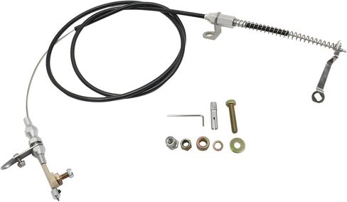 FZJDSD Black Kick Down Cable Kit Compatible with Ford/AOD Lokar KD-2AODU in Saudi Arabia