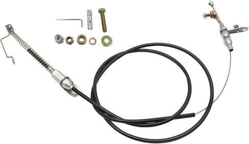FZJDSD Black Kick Down Cable Kit Compatible with Ford/AOD Lokar KD-2AODU in Saudi Arabia