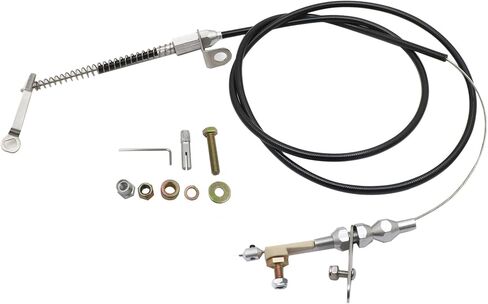 FZJDSD Black Kick Down Cable Kit Compatible with Ford/AOD Lokar KD-2AODU in Saudi Arabia