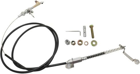 FZJDSD Black Kick Down Cable Kit Compatible with Ford/AOD Lokar KD-2AODU in Saudi Arabia
