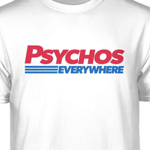 تي شيرت برسوم جرافيك من Teelocity Psychos Everywhere in Kuwait