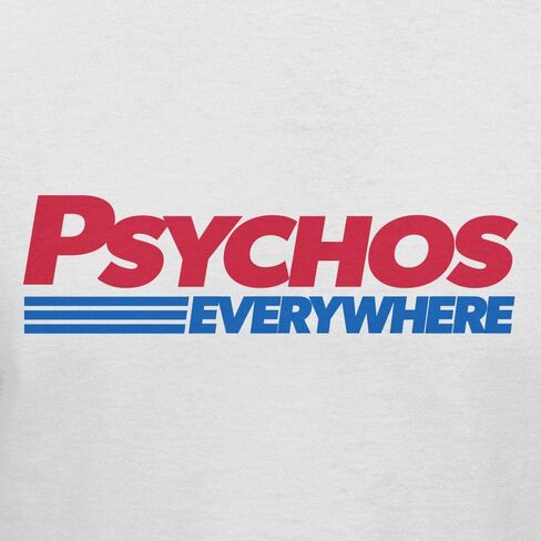 تي شيرت برسوم جرافيك من Teelocity Psychos Everywhere in Kuwait