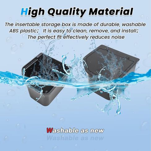 2PCS Center Console Cup Holder Organizer Compatible with 2023 2024 2025 2026 Toyota Grand Highlander Insert Coin Storage Box Interior Accessories in Kuwait