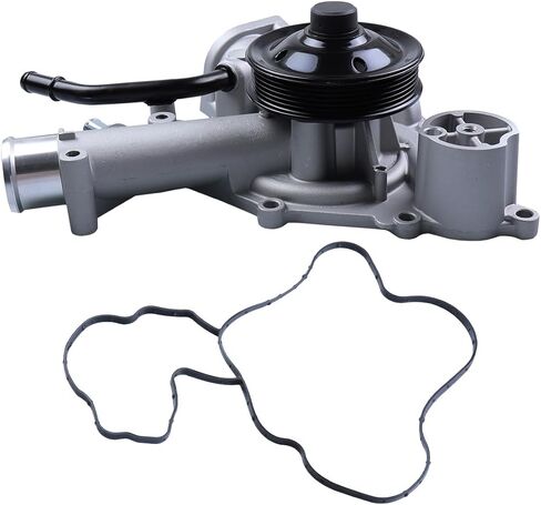 Water Pump W/Gasket Compatible with Chrysler Aspen 5.7L V8 2009 & for Dodge Ram 1500 Pickup 5.7L V8 09-10 & for Ram 1500 5.7L V8 11-20 Waterpump Car OEM AW6341 68346912AA in Kuwait