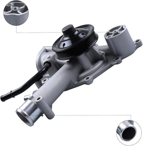 Water Pump W/Gasket Compatible with Chrysler Aspen 5.7L V8 2009 & for Dodge Ram 1500 Pickup 5.7L V8 09-10 & for Ram 1500 5.7L V8 11-20 Waterpump Car OEM AW6341 68346912AA in Kuwait