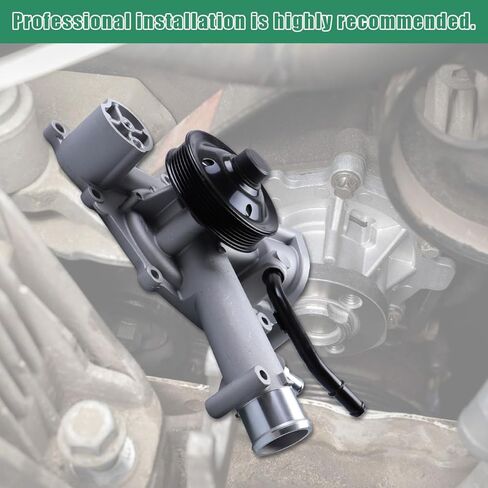 Water Pump W/Gasket Compatible with Chrysler Aspen 5.7L V8 2009 & for Dodge Ram 1500 Pickup 5.7L V8 09-10 & for Ram 1500 5.7L V8 11-20 Waterpump Car OEM AW6341 68346912AA in Kuwait