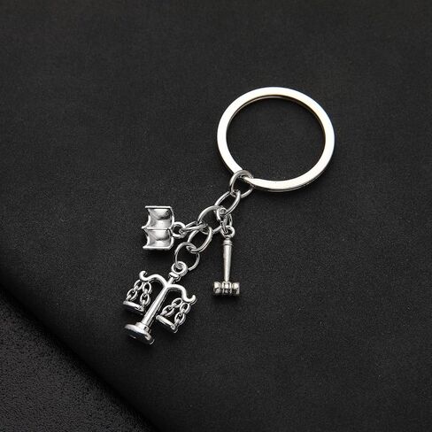 PHAETON 40PCS Lawyer Keychain law School Student Gift Scales of Justice Lawyer Gift Inspirational Keychain in Saudi Arabia