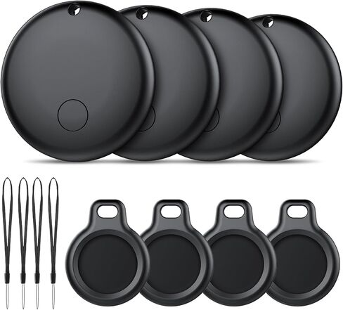 جهاز تعقب Android، علامات تعقب بلوتوث، يعمل مع Google's Find Hub(Android)، العلامات الذكية للأمتعة والمحفظة والمركبات والمفاتيح (ليست لنظام iOS) 4 عبوات in Kuwait