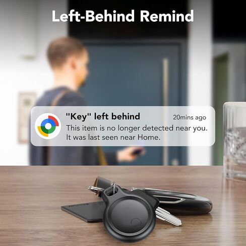جهاز تعقب Android، علامات تعقب بلوتوث، يعمل مع Google's Find Hub(Android)، العلامات الذكية للأمتعة والمحفظة والمركبات والمفاتيح (ليست لنظام iOS) 4 عبوات in Kuwait