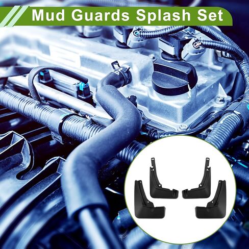Mud Flaps Splash Guards for Cadillac LYRIQ 2022-2024 Front and Rear Mud Guards 1 Set in Saudi Arabia