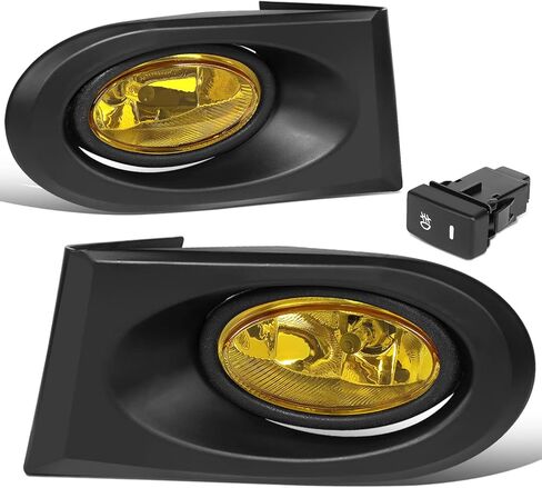DNA MOTORING FL-ARSX02-AM Assembly Fog Light Driver & Passenger Side Enhance visibility [Compatible with 02-04 Acura RSX] in Saudi Arabia