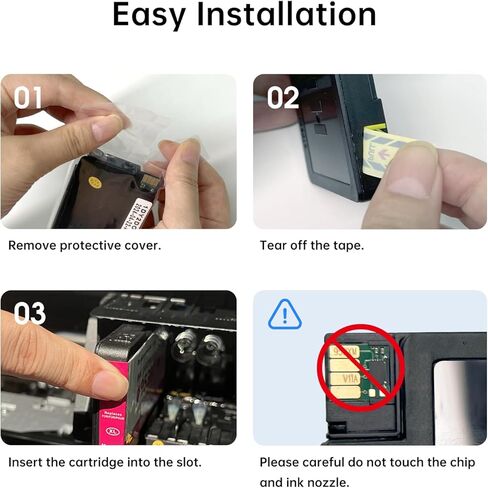 950XL 951XL Ink Cartridges Combo Pack Compatible Replacement for HP 950 951 Ink Cartridges Combo Pack Use with HP OfficeJet Pro 8600 8610 8620 8100 8630 8660 8640 8615 76DW 251DW (High Yield 4-Pack) in Kuwait