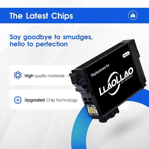 LLAOLLAO 702XL 702 Ink Cartridges Combo Pack Remanufactured Replacement for 702xl Ink Cartridges for Printer WF-3720 WF-3730 WF-3733 (1 Black 1 Cyan 1 Magenta 1 Yellow, 4 Pack) in Kuwait