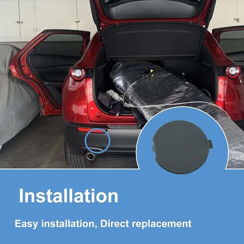 المصد الخلفي سحب هوك غطاء تغليف العين متوافق مع مازدا CX-30 2020 2021 2022 2023 استبدال # DGH9-50-EL1 DGH950EL1 in Kuwait