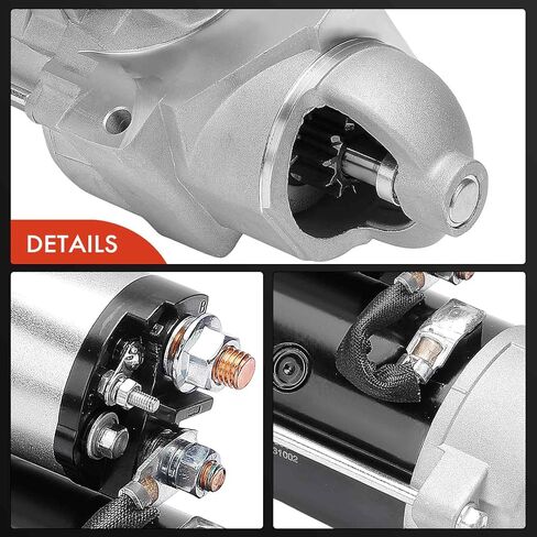 A-Premium Starter Motor Compatible with Chevrolet Tahoe, Express 2500, Express 3500, Blazer, B7, C10, C10 Suburban, C1500, C1500 Suburban & GMC Yukon, Savana 2500, Savana 3500, 12V 2.9kW 10-Teeth CW in Saudi Arabia