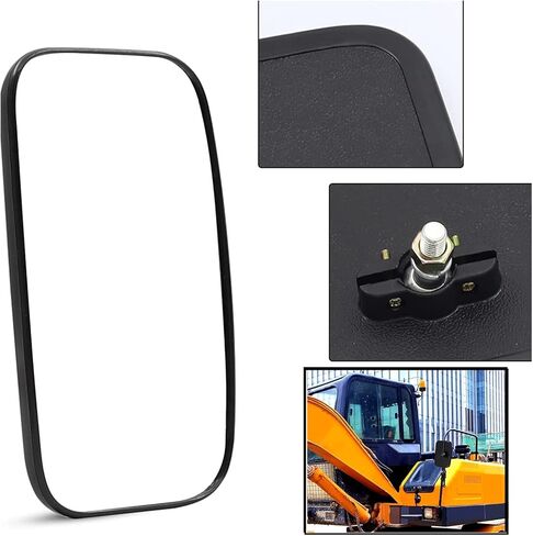 Tractor Mirrors,Forklifts Mirror, Universal Truck Mirror, Rear or Side View Reversing Mirrors 9x5inch 1Pcs in Kuwait