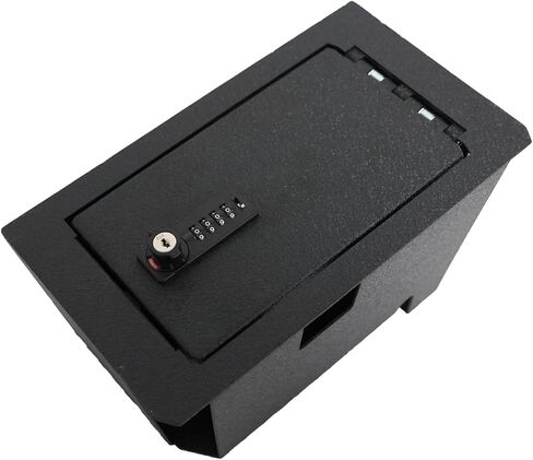 Center Console Gun Safe - Console Gun Vault Compatible with Toyota Tundra 2022-2024, Toyota Sequoia 2023-2024, Electronic Keypad Lock. in Saudi Arabia