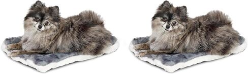 MidWest Homes for Pets Reversible Pet Bed; Machine Washable; Great for Toy Dog Breeds; Spotted Gray; 18"; 40218-FVGYS in Saudi Arabia