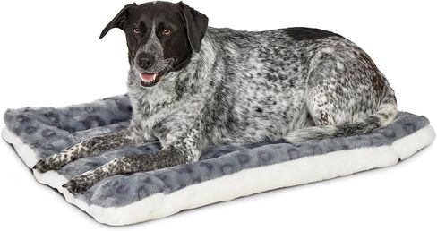 MidWest Homes for Pets Reversible Pet Bed; Machine Washable; Great for Toy Dog Breeds; Spotted Gray; 18"; 40218-FVGYS in Saudi Arabia