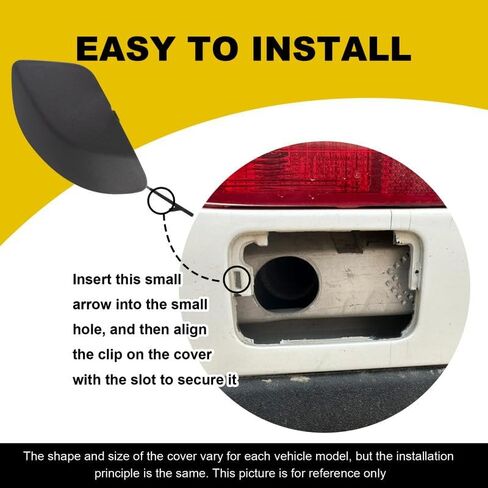Car Front Bumper Tow Hook Cover Compatible with Subaru Outback 2020 2021 2022 Trailer Cover Cap 57731AN01A Towing Eye Cap Matte Black Right Passenger Side in Saudi Arabia