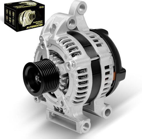 Oktiger V8 Upgraded Alternator for Toyota Sequoia 2008-2022 4.6L 5.7L, Tundra 2007-2021 4.6L 5.7L, for Lexus Gx460 2010-2022 4.6L, V8 12V 130A Clockwise 8-Groove Pulley, OE 27060-0S010 in Kuwait