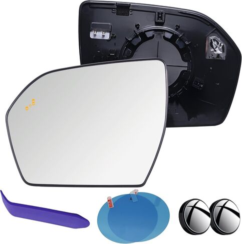 EAP Driver Side Mirror Glass Compatible with Ford Expedition 2018-2024, Lincoln Navigator 2018-2024, Heated With Blind Spot Without Auto Dimming LL1Z17K707B LL1Z17K707C in Saudi Arabia