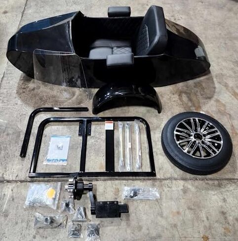 GSI - RocketTeer Old School Biker Side Car Motorcycle Sidecar Kit - يناسب جميع الموديلات in Saudi Arabia