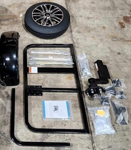 GSI - RocketTeer Old School Biker Side Car Motorcycle Sidecar Kit - يناسب جميع الموديلات in Saudi Arabia