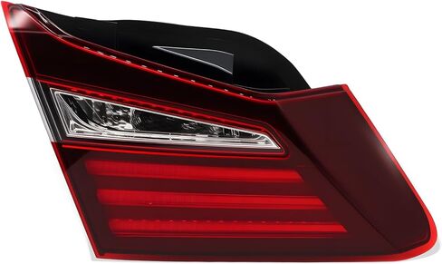 Tail Light Assembly Left Side Compatible with Accord 2016 2017 Driver Rear Inner Brake Lamp Taillight 34155T2AA21 HO2802109 in Saudi Arabia