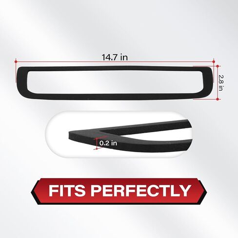 قطعتان من حشية ختم ضوء الفرامل الثالثة، متوافقة مع 2014-2018 Chevy Silverado 1500 2500HD 3500HD GMC Sierra 1500 2500HD 3500HD حشية إضاءة توقف عالية، لاصق من جانب واحد in Kuwait