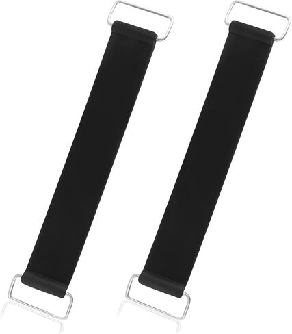 4PCS Motorcycle Battery Strap with Buckles for Protecting Battery,Rubber Retractable Battery Box Strap,Battery Tie Down Strap with Metal Buckle for Motorcycles,Battery Powered Vehicle (4PCS) in Kuwait